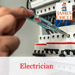 Electrician Mr. Anup Mahata in Dulmi Nadiha